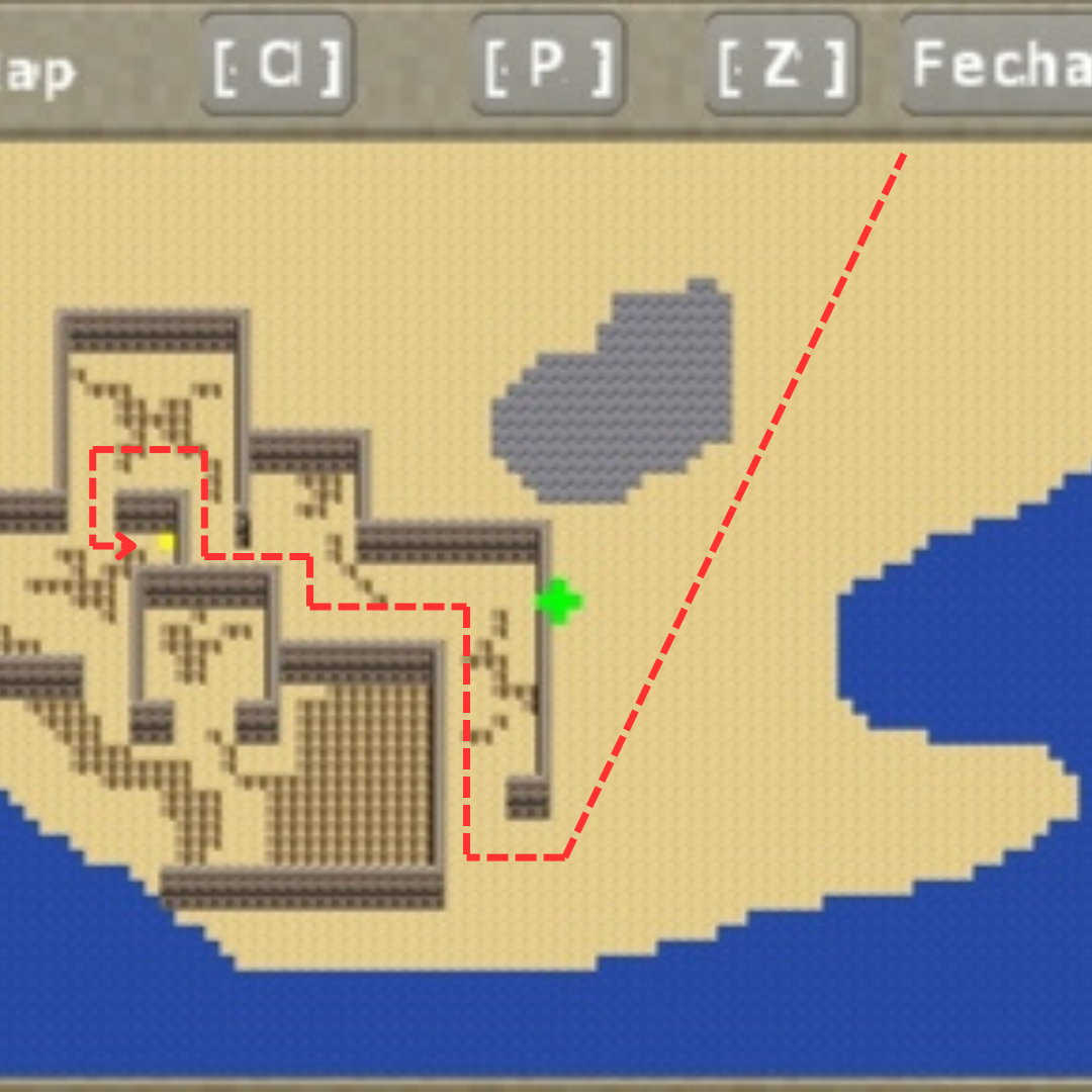 Mapa da Prismatic Set Quest - etapa 10