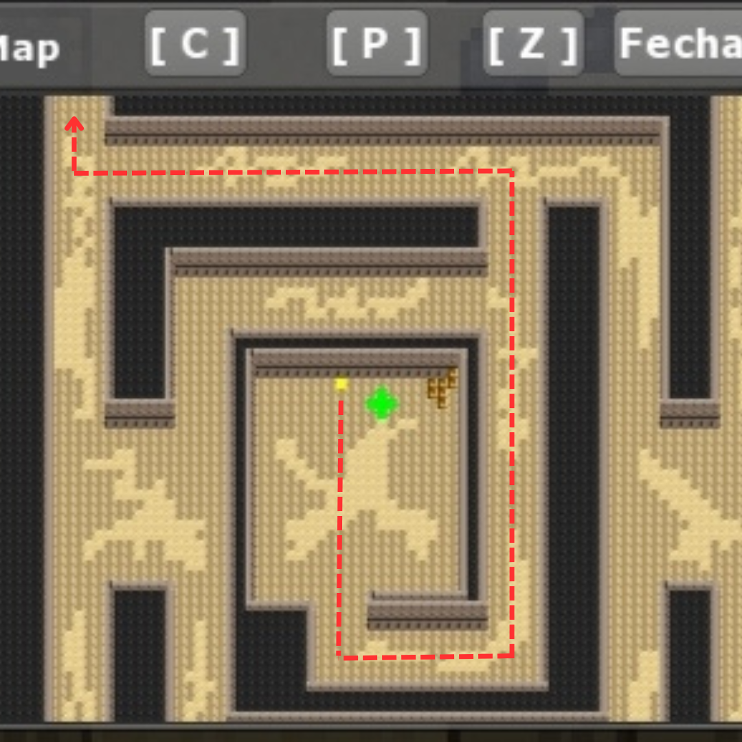 Mapa da Prismatic Set Quest - etapa 11