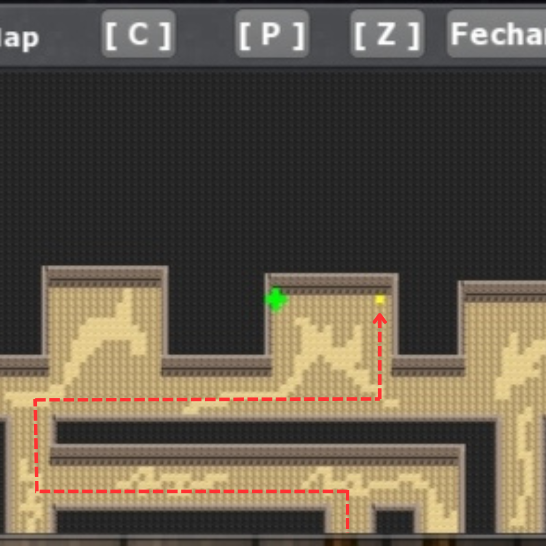 Mapa da Prismatic Set Quest - etapa 12