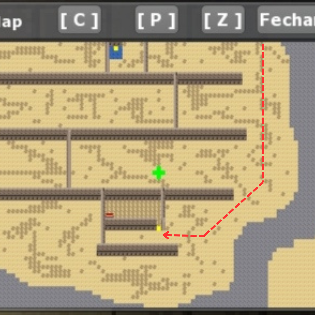 Mapa da Prismatic Set Quest - etapa 14