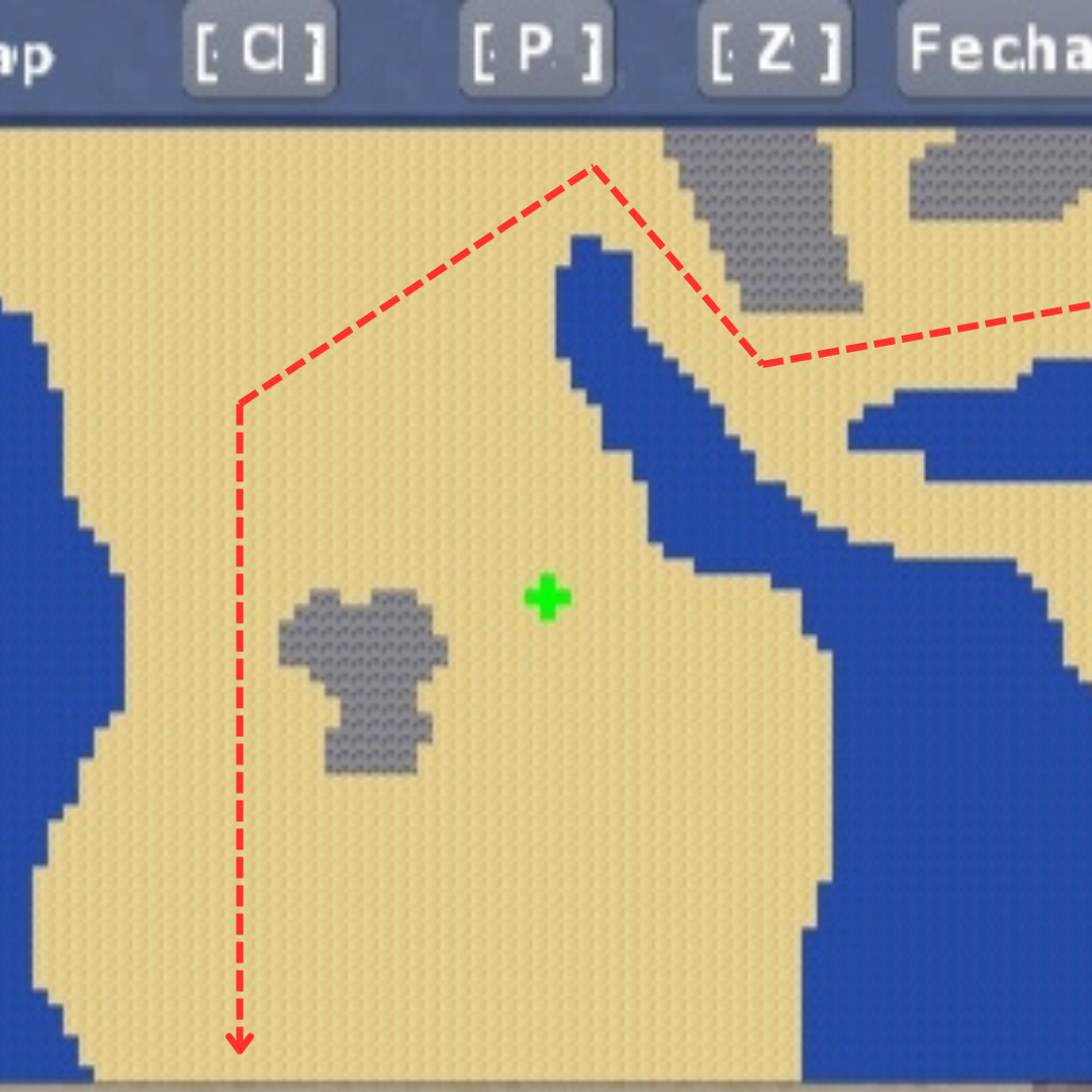 Mapa da Prismatic Set Quest - etapa 06