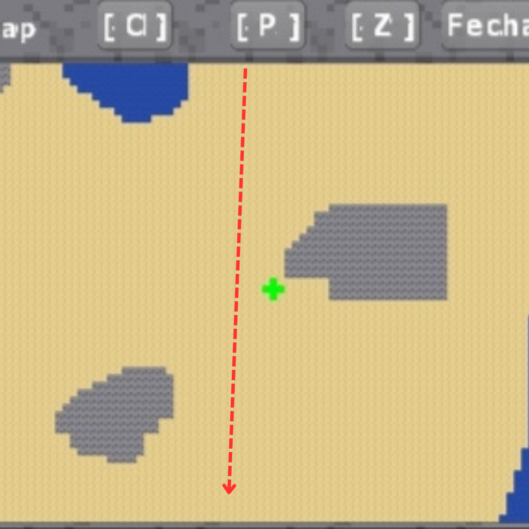Mapa da Prismatic Set Quest - etapa 08